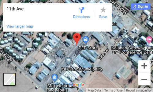 Where to find the Wijnhuis liquor store in Kakamas - click for larger map and directions.